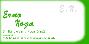 erno noga business card